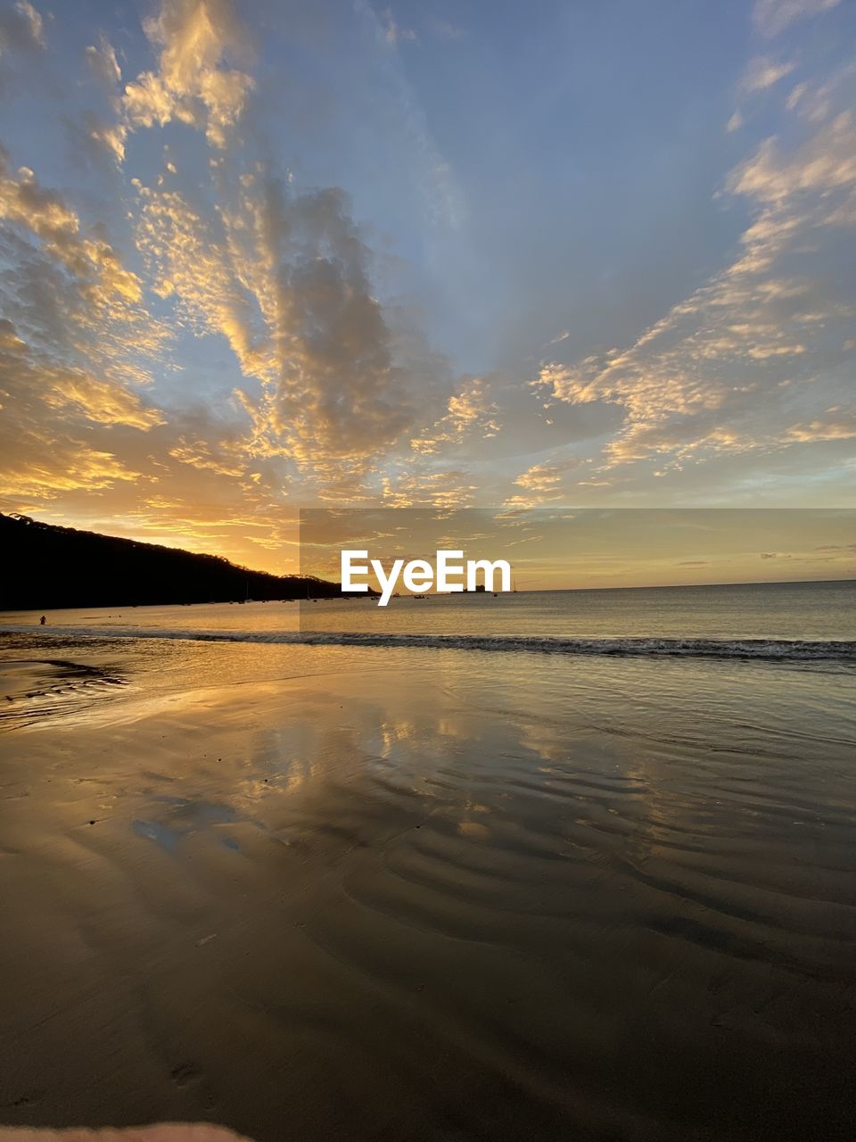 Beach at sunset