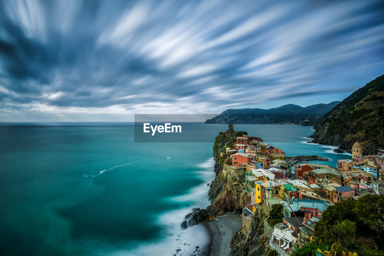 PANORAMIC SHOT OF SEA AGAINST SKY