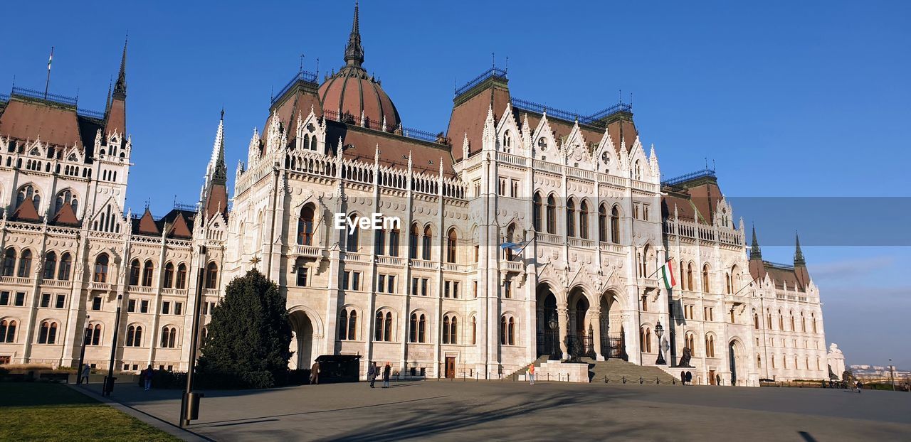 Low angle view of historical building