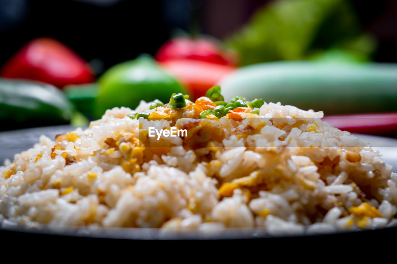 CLOSE-UP OF MEAL SERVED ON PLATE