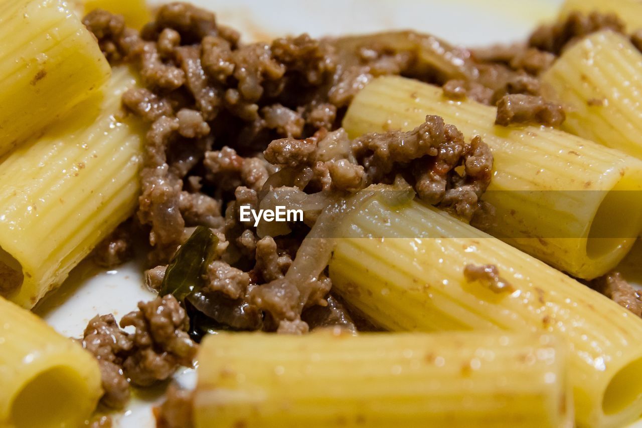 CLOSE-UP OF FOOD SERVED IN A PLATE