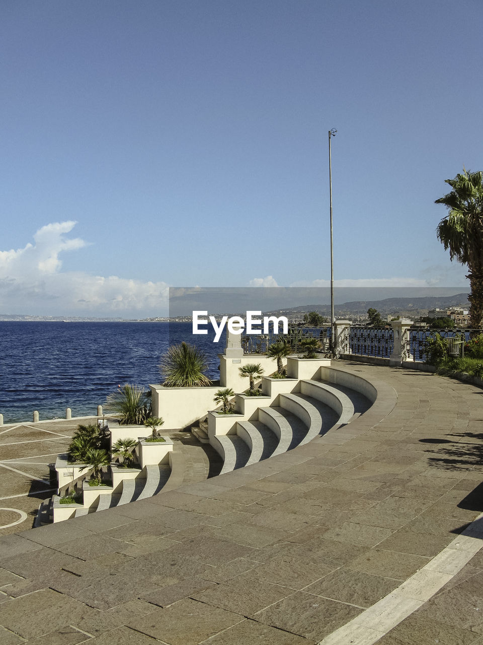 Scenic view of amphi theatre against clear sky