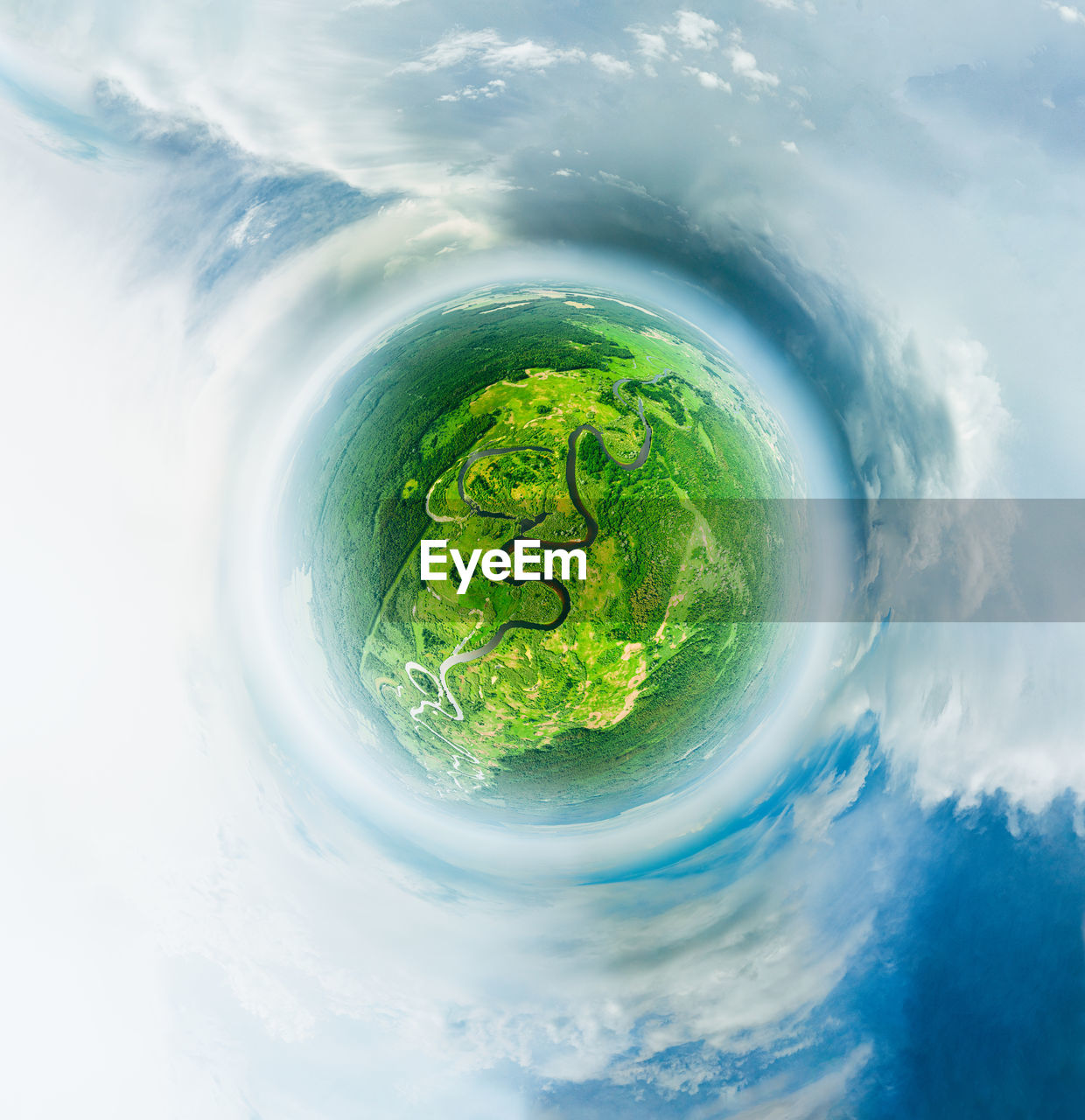 earth, planet earth, cloud, nature, planet, water, wave, environment, ocean, no people, sky, sea, globe - man made object, outdoors, space, circle, digital composite, wind wave, green, environmental issues