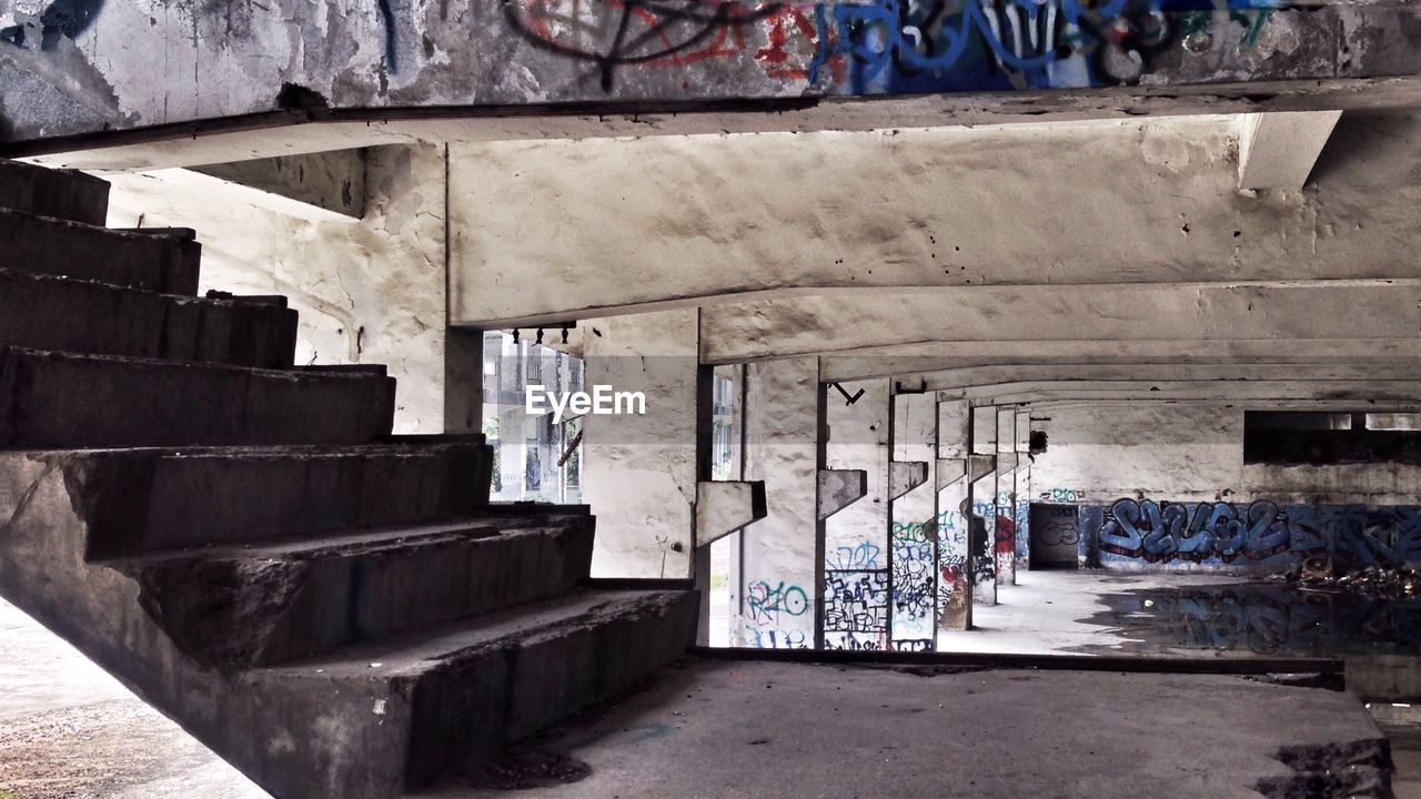STAIRCASE IN WAREHOUSE