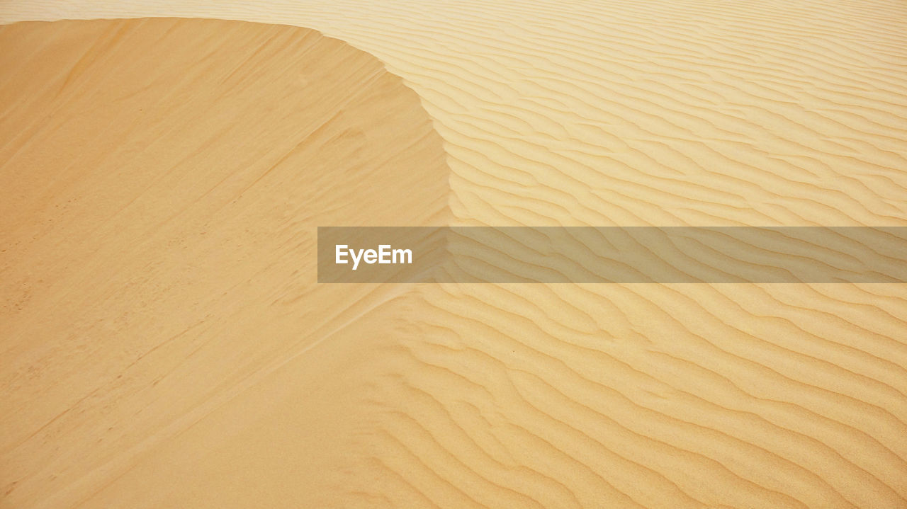 Full frame shot of sand dune