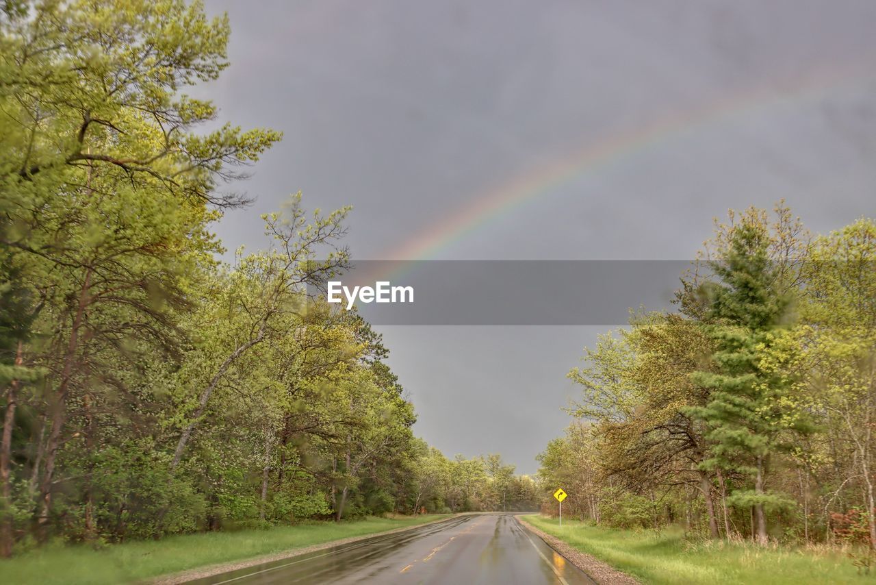 SCENIC VIEW OF RAINBOW AGAINST SKY