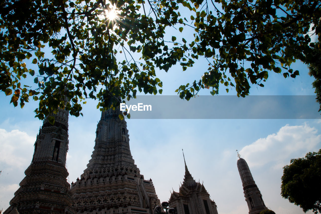 LOW ANGLE VIEW OF A TEMPLE