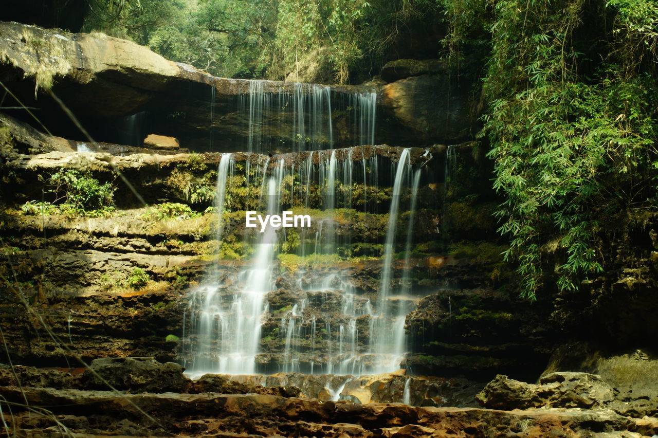 SCENIC VIEW OF WATERFALL
