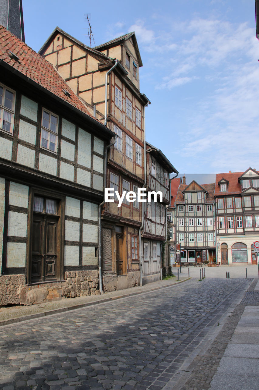 Street amidst buildings in city