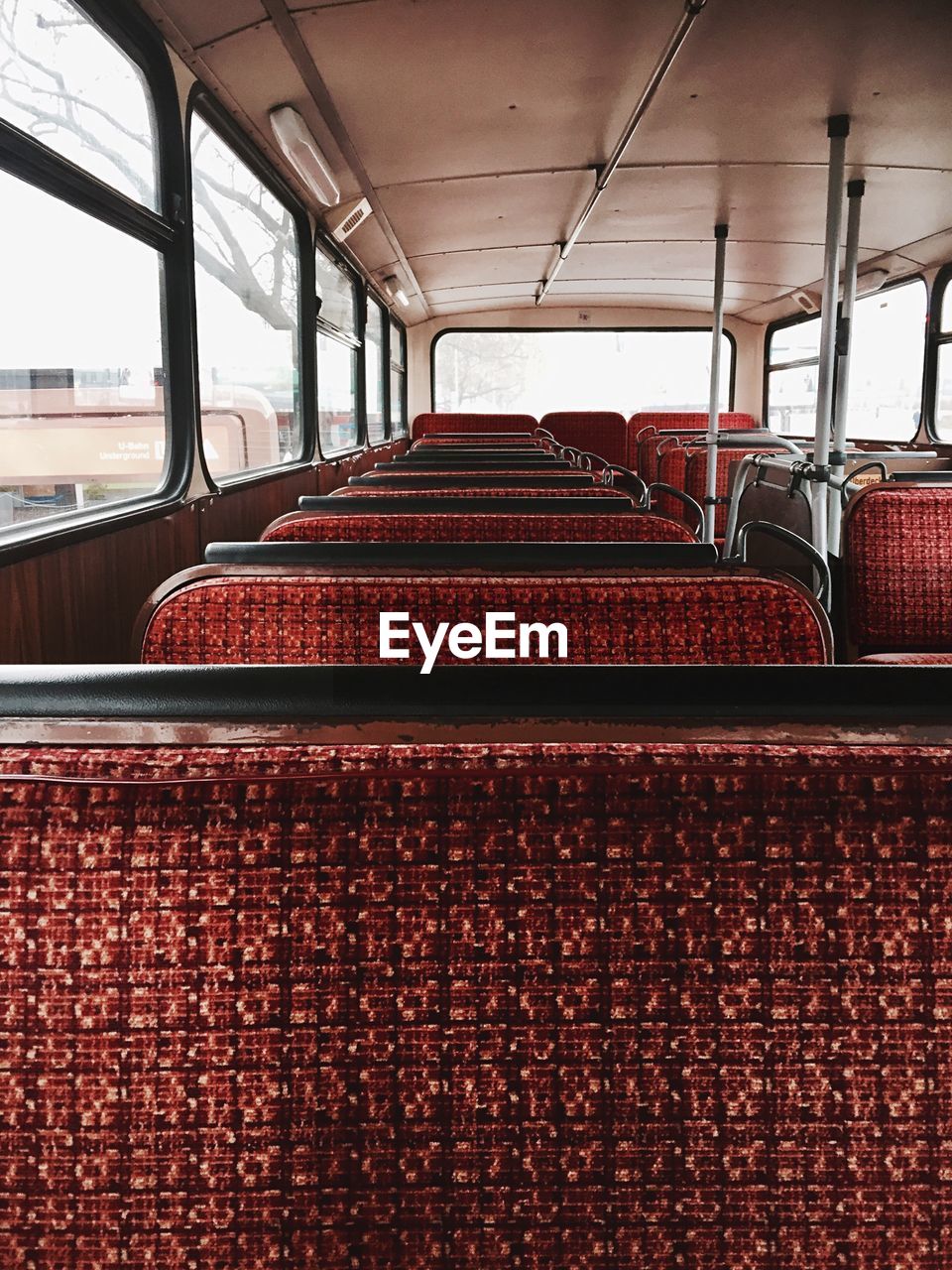 Empty seats in bus