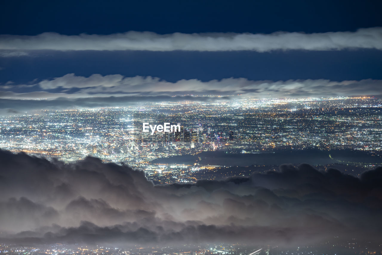 Cityscape overlooking los angeles from mt. wilson