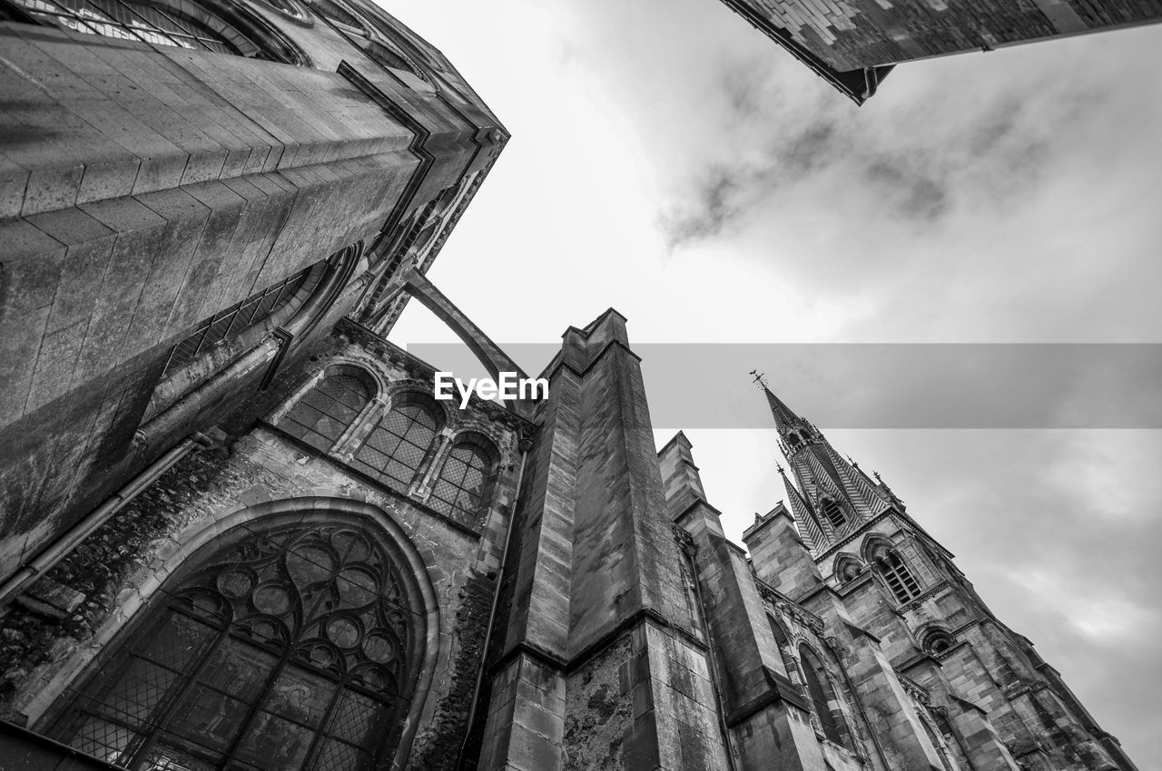 Low angle view of cathedral against sky