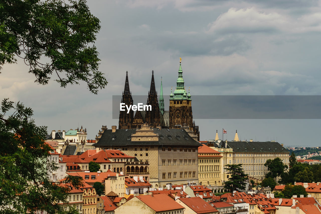 BUILDINGS AGAINST SKY