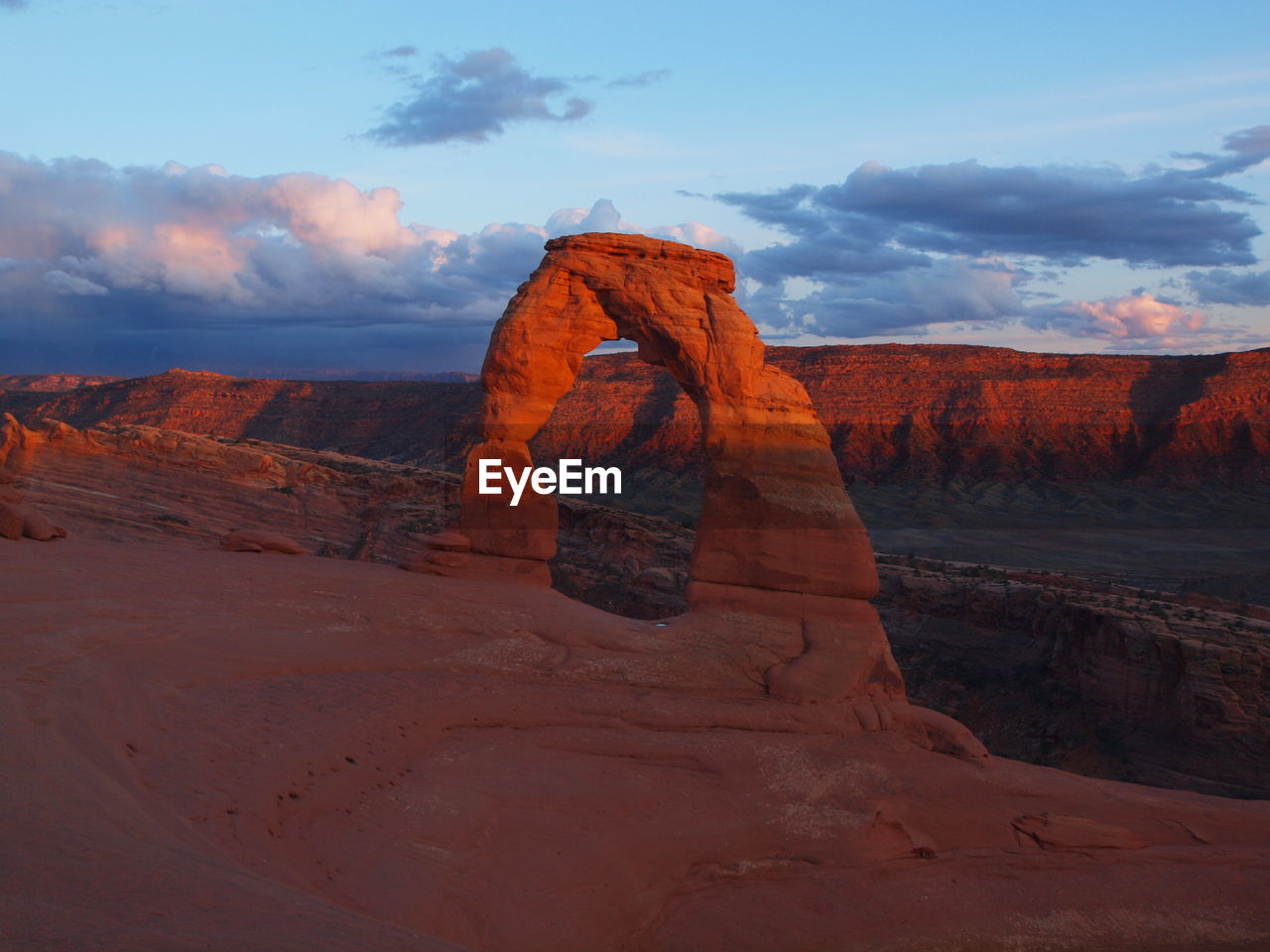 ROCK FORMATIONS ON LANDSCAPE