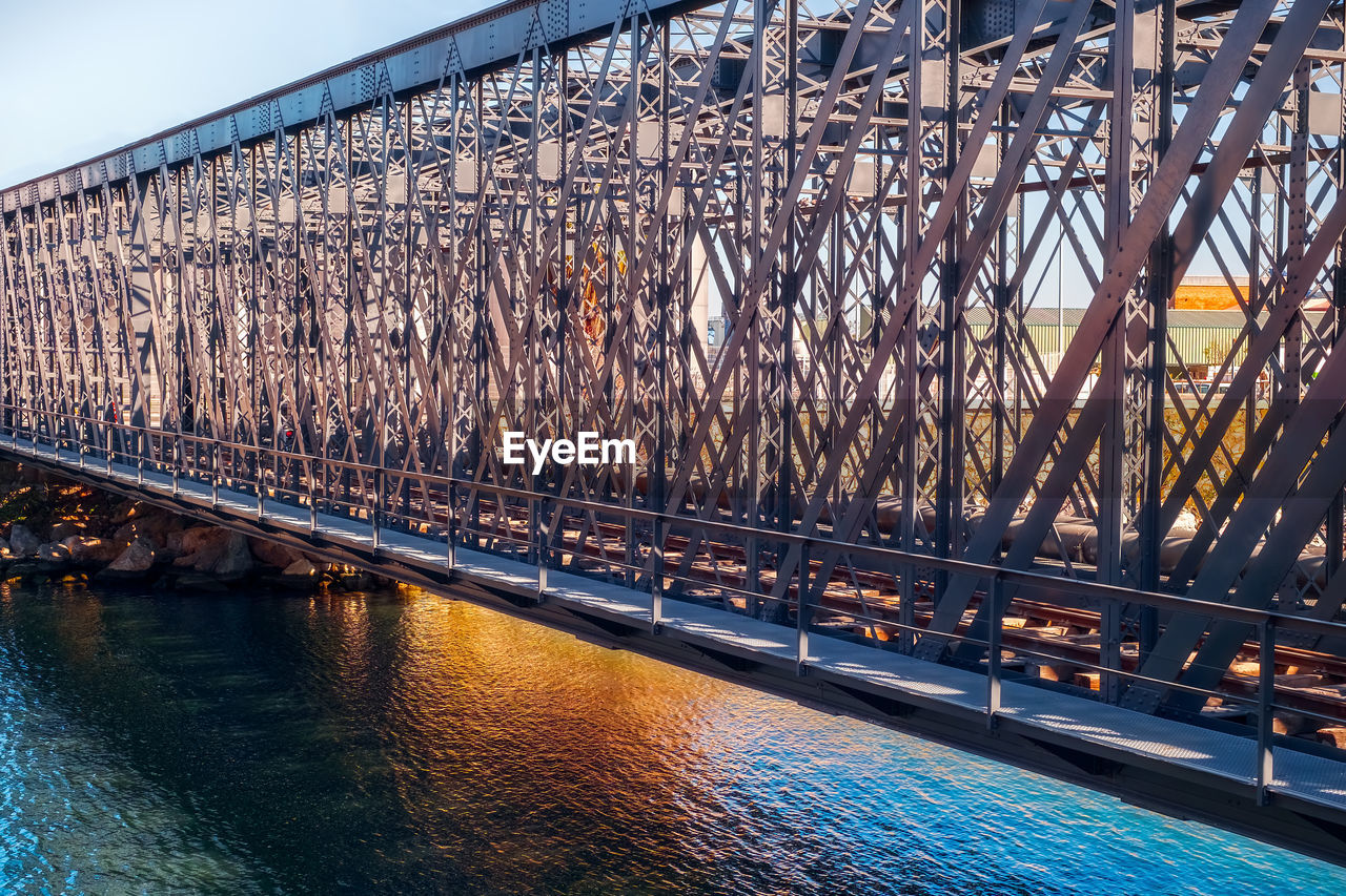 The iron bridge, malaga, spain