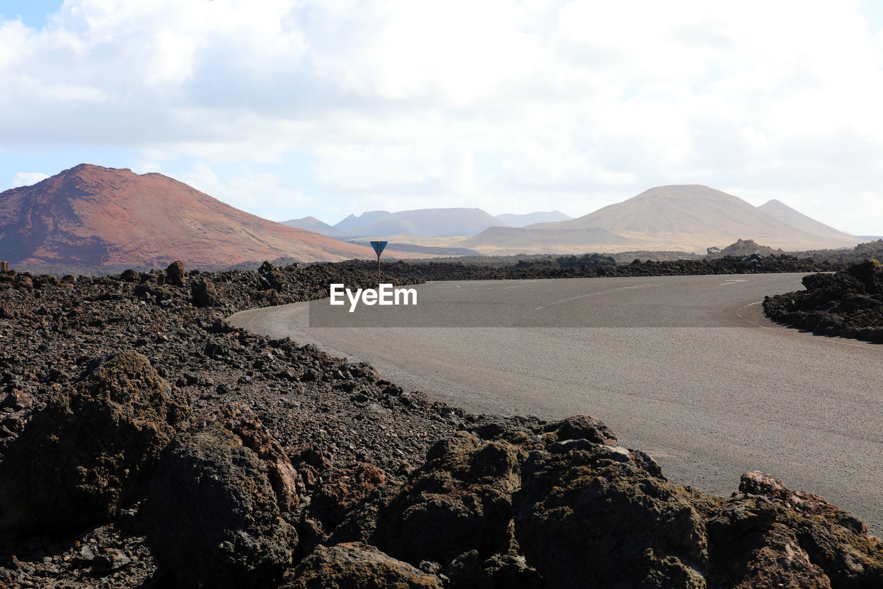 Martian landscape in lanzarote