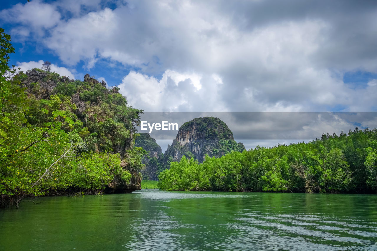 SCENIC VIEW OF RIVER AGAINST SKY