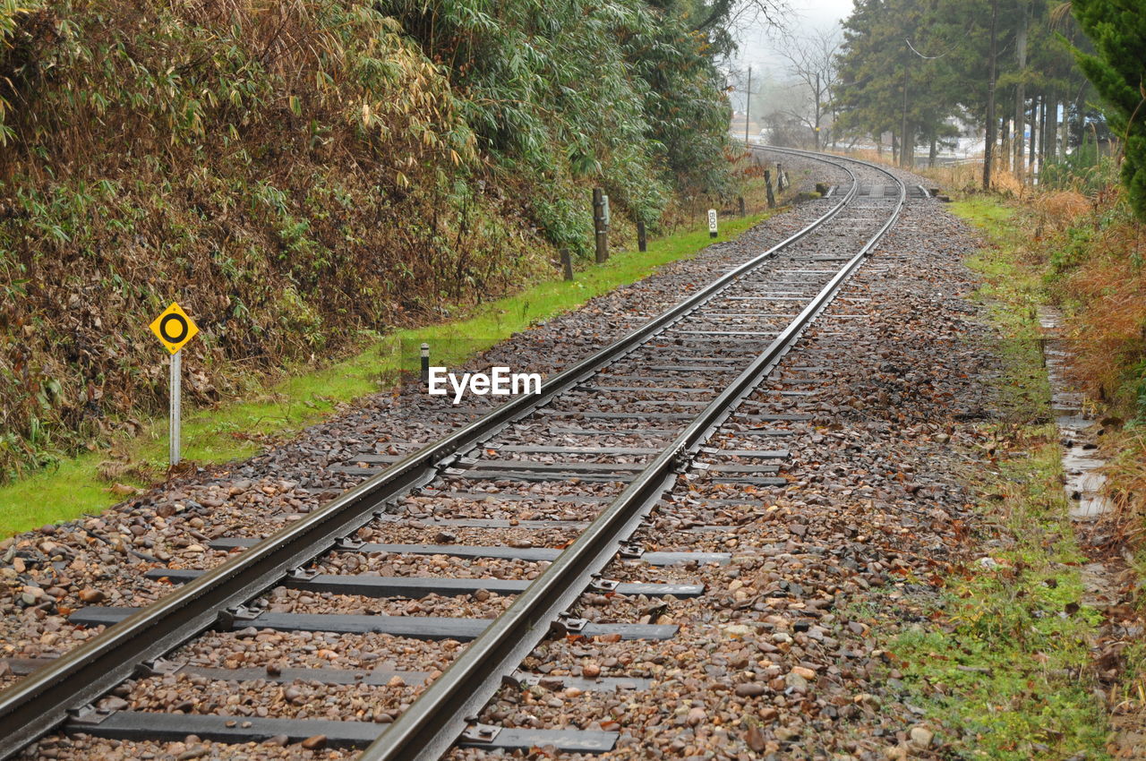 VIEW OF RAILROAD TRACKS