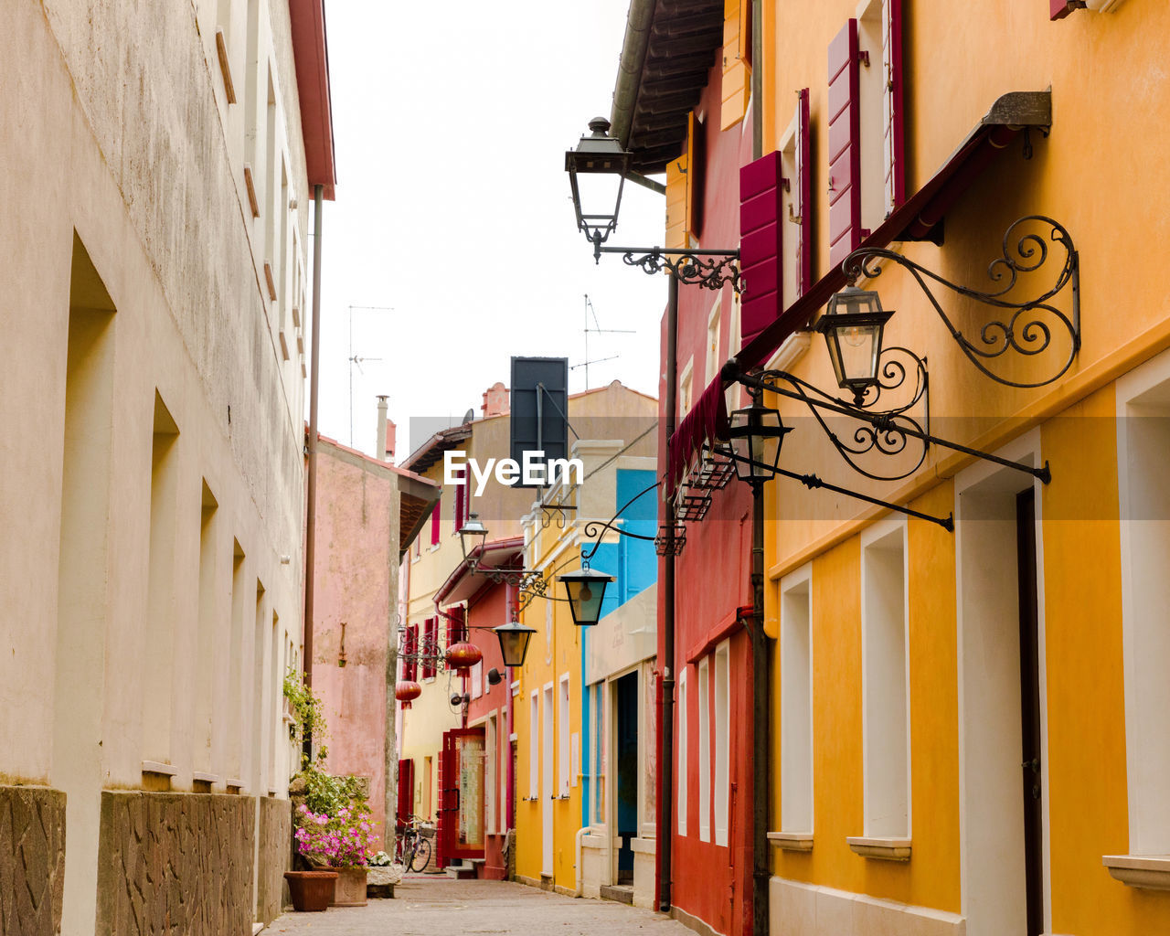 Maritme houses to caorle seaport- venice,italy