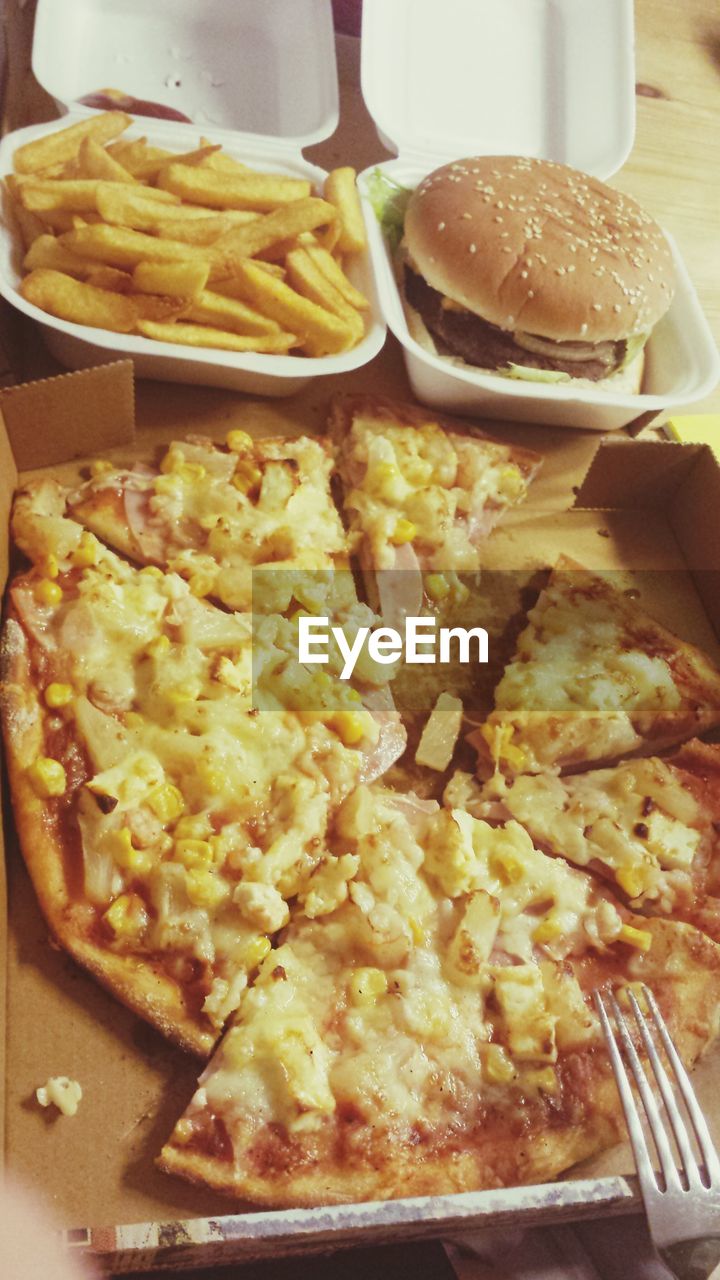 CLOSE-UP OF SERVED FOOD