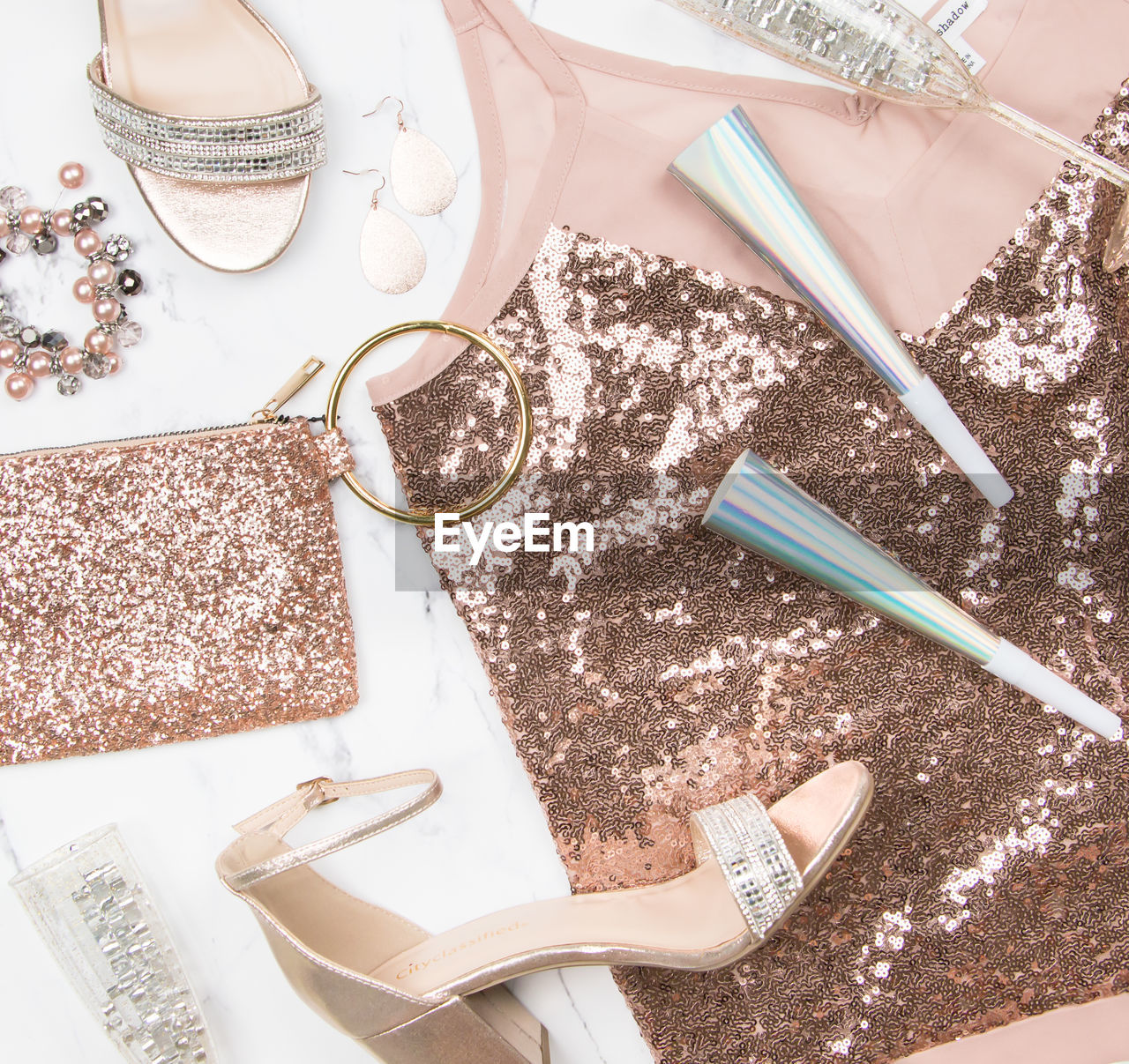 Glitter items for new years eve 