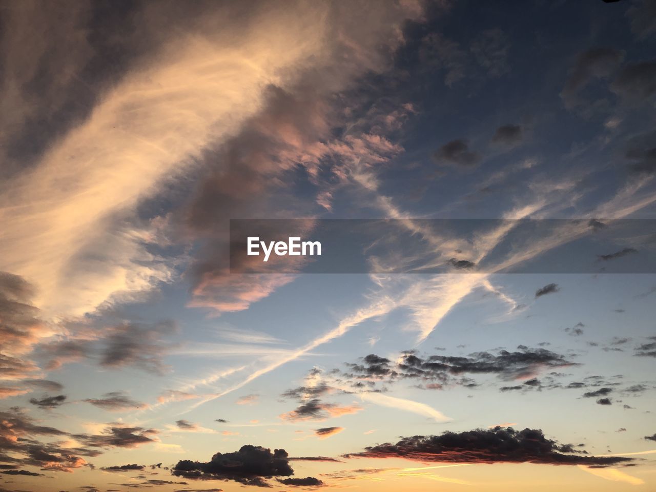 Whispy cloud creation over toronto