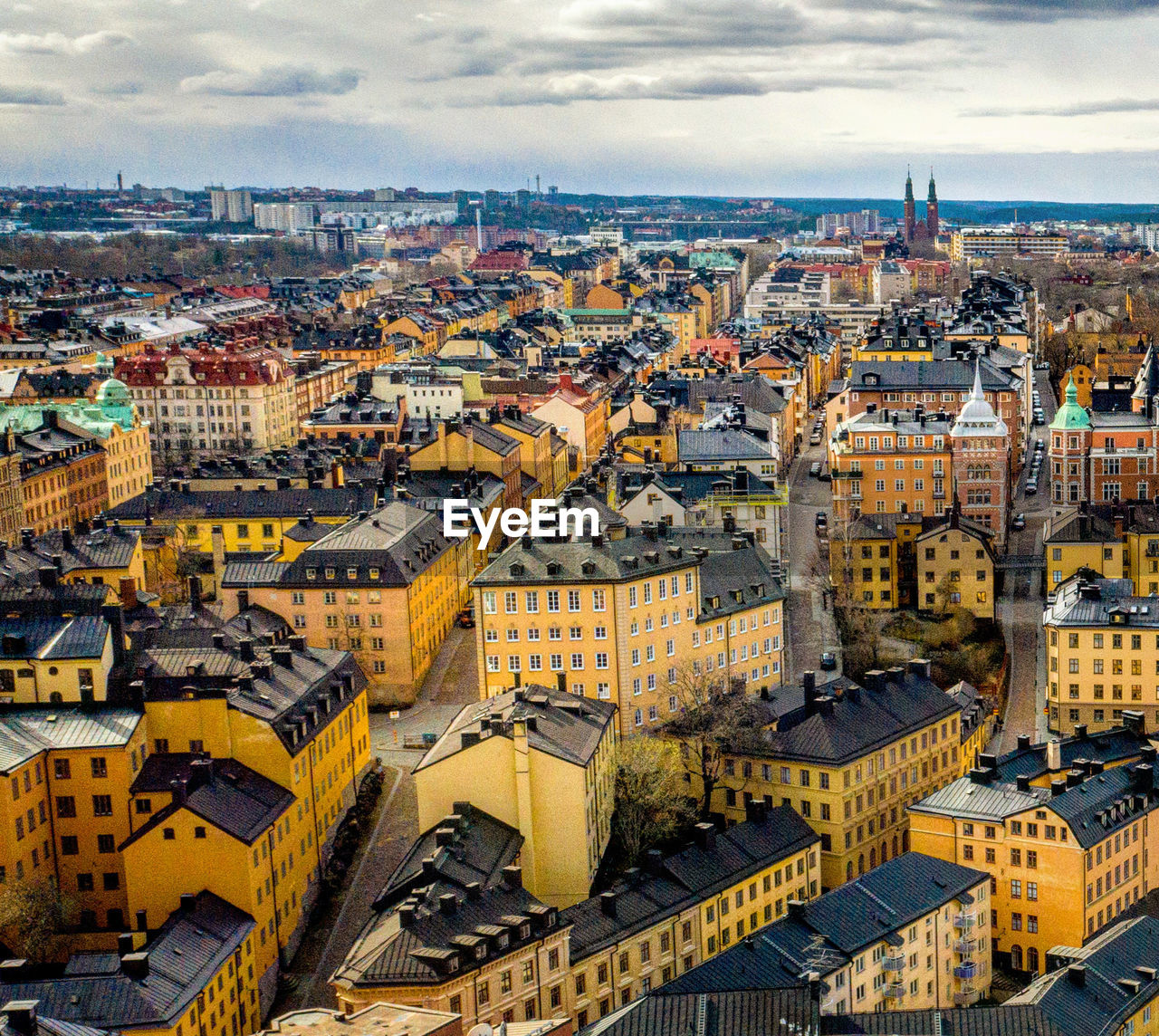 Aerial photo of stockholm sweden 