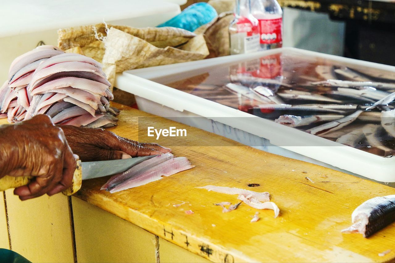 Person preparing food