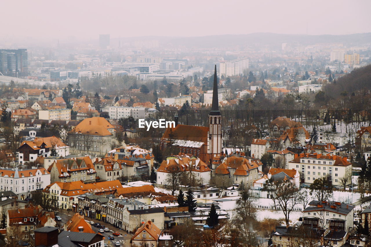 Cityscape during winter