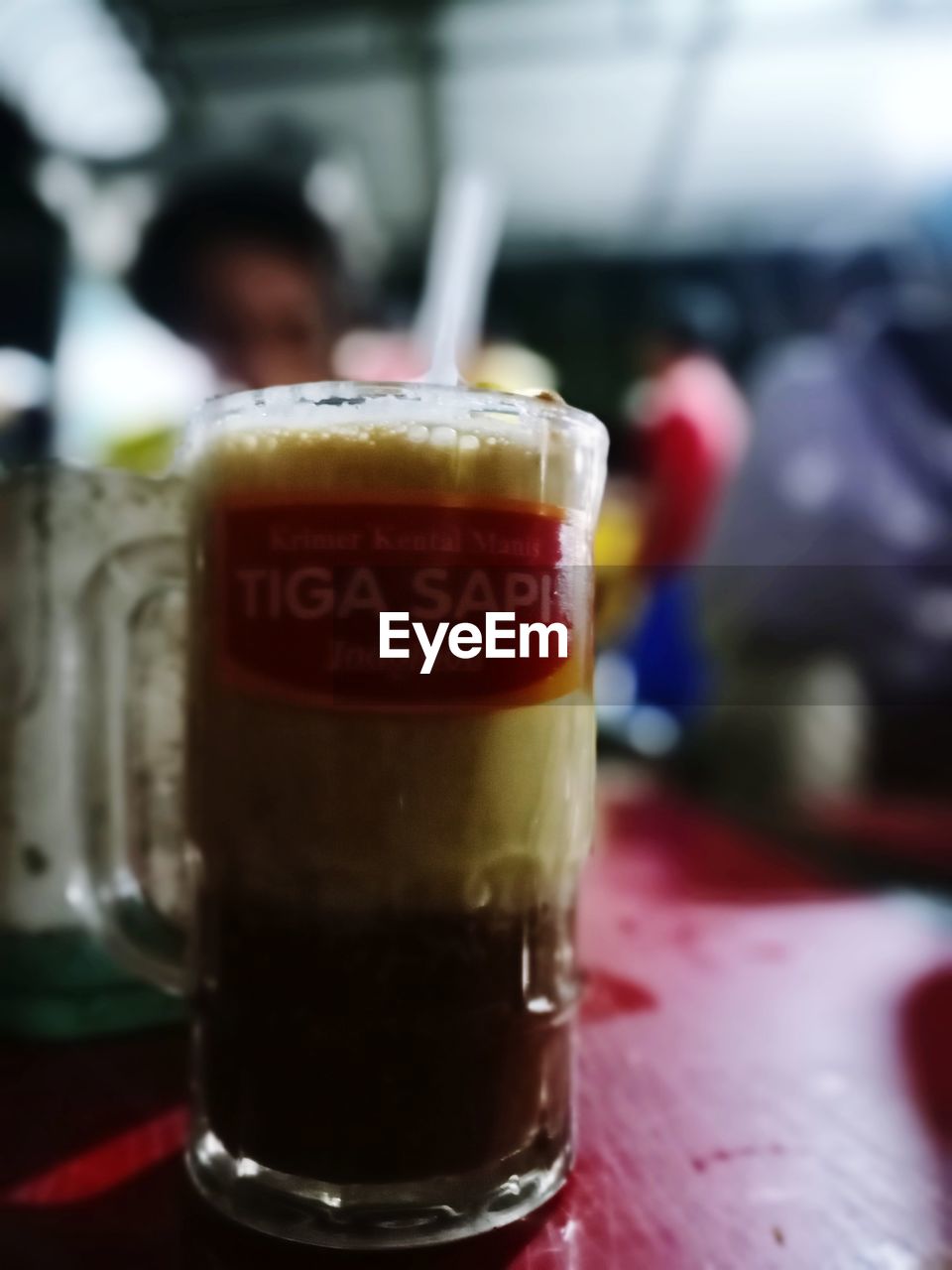 CLOSE-UP OF COFFEE ON TABLE