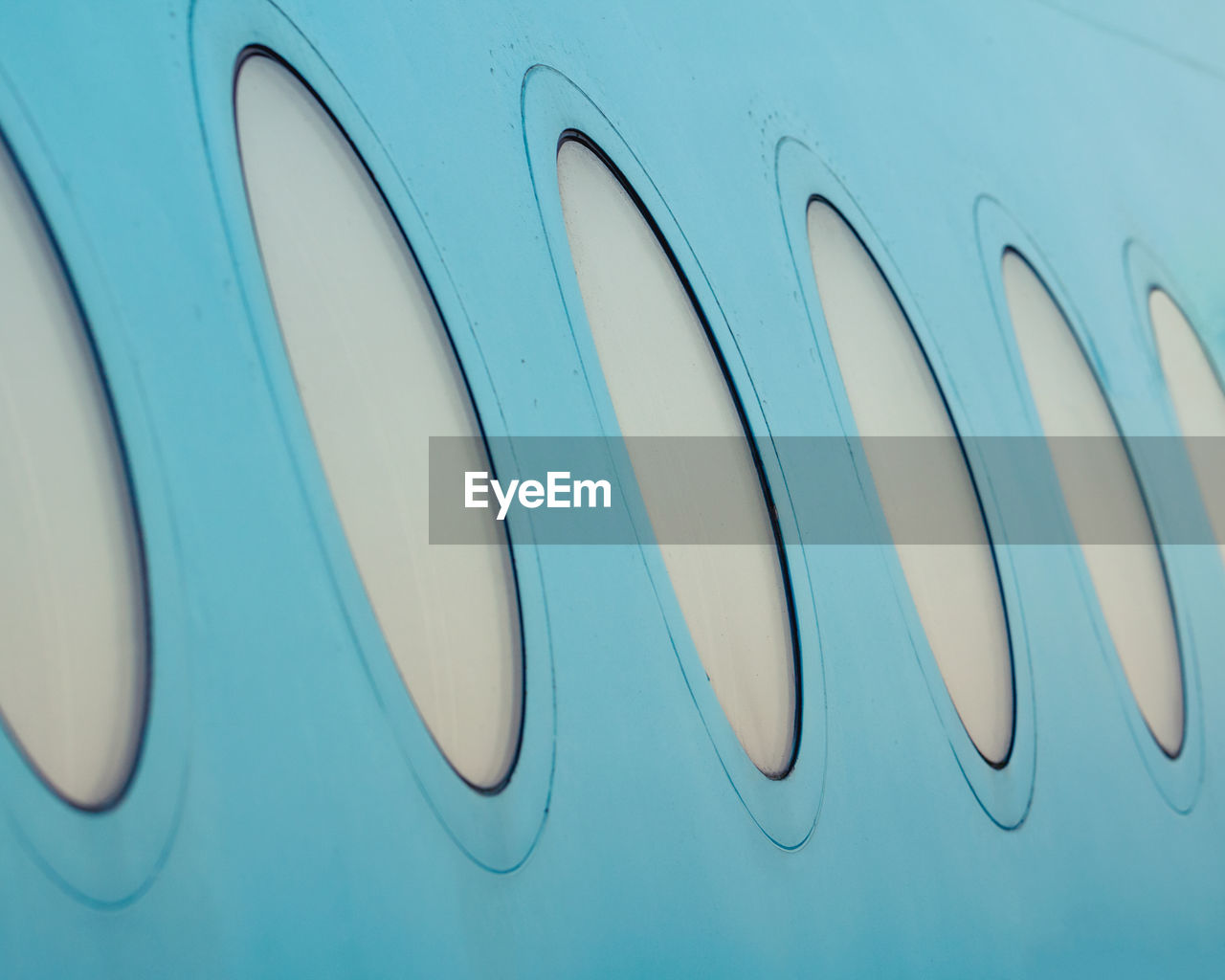 Full frame shot of airplane windows