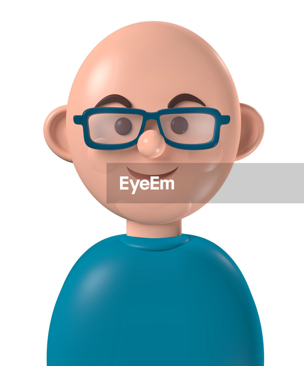cartoon, human face, nose, human head, cut out, child, smiling, happiness, men, blue, childhood, person, fun, emotion, white background, human mouth, glasses, clothing, one person, cheerful, cute, human hair, adult