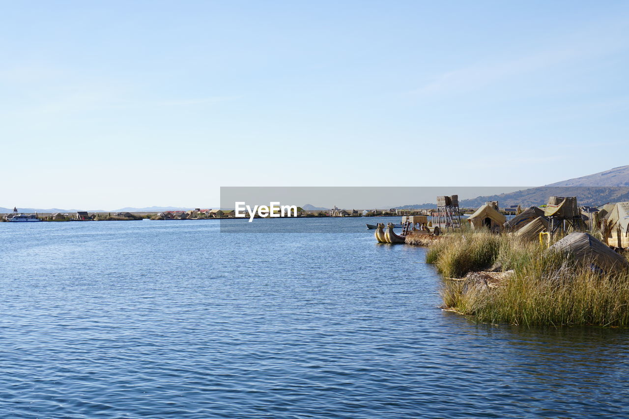 Scenic view of river against sky