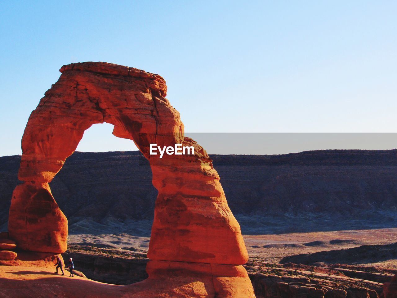 Rock formations in desert