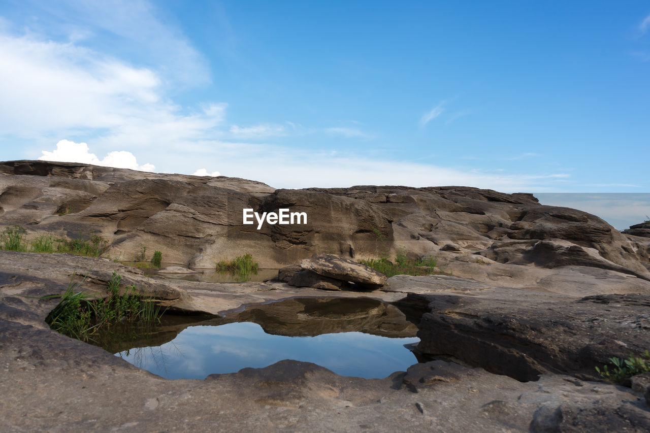 SCENIC VIEW OF ROCK FORMATION AGAINST SKY