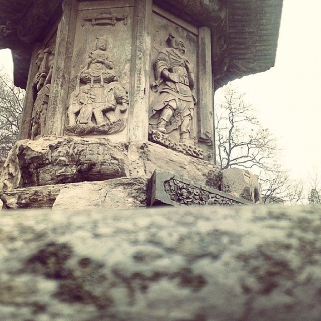 LOW ANGLE VIEW OF TEMPLE