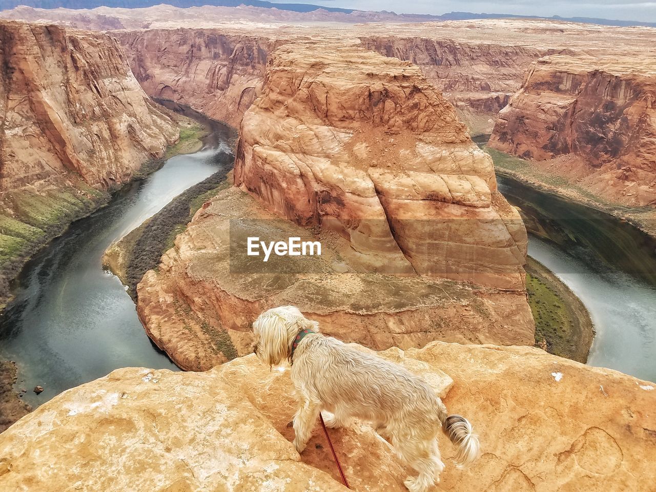 AERIAL VIEW OF ROCK FORMATION