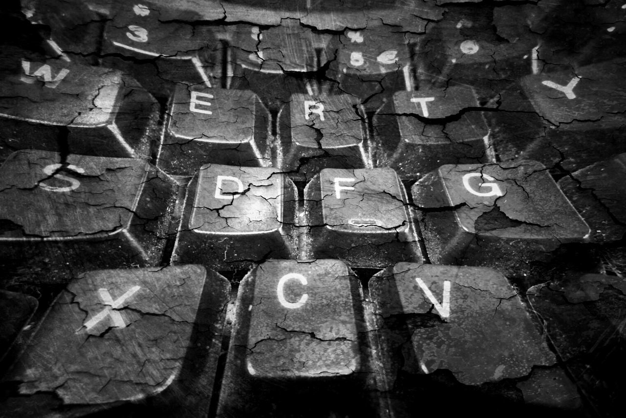 CLOSE-UP OF OLD OBJECTS ON WOOD