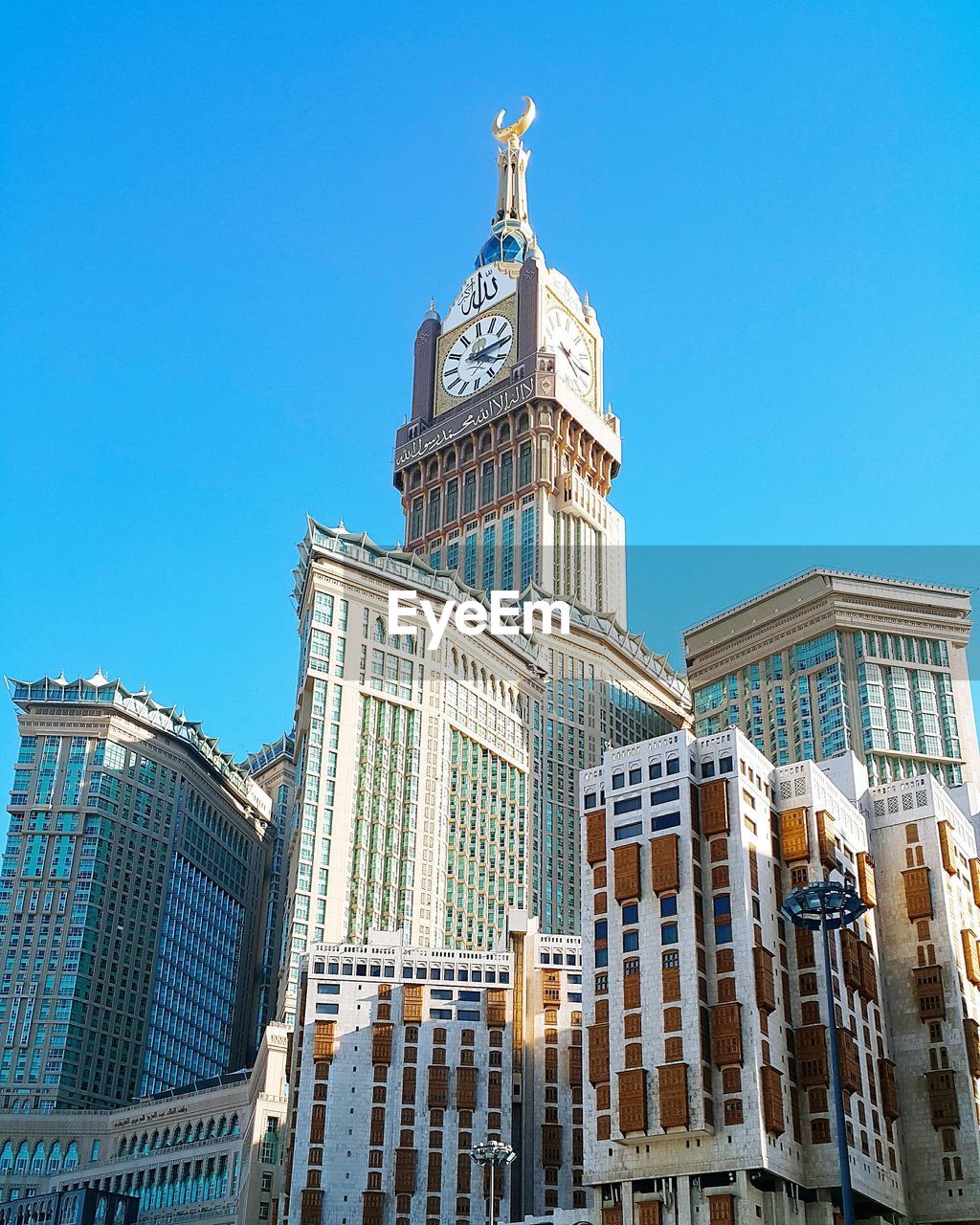 LOW ANGLE VIEW OF TOWER AGAINST CLEAR SKY