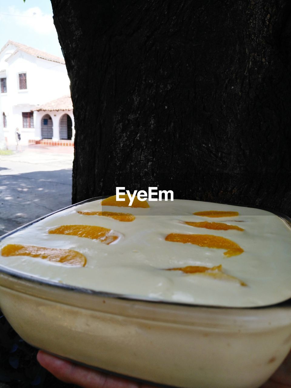 CLOSE-UP OF DESSERT ON PLATE