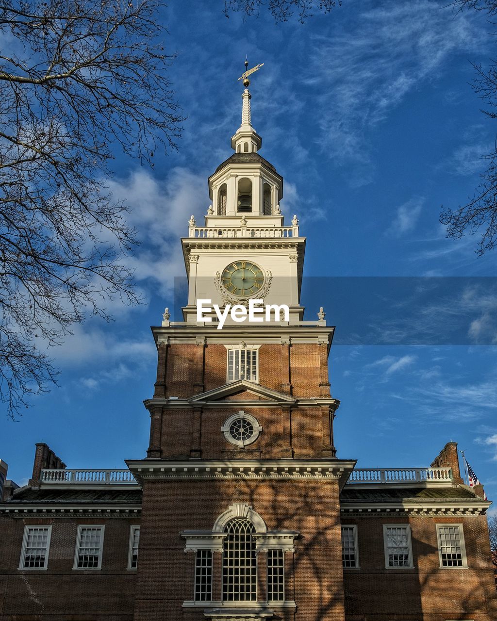 LOW ANGLE VIEW OF CHURCH TOWER AGAINST SKY