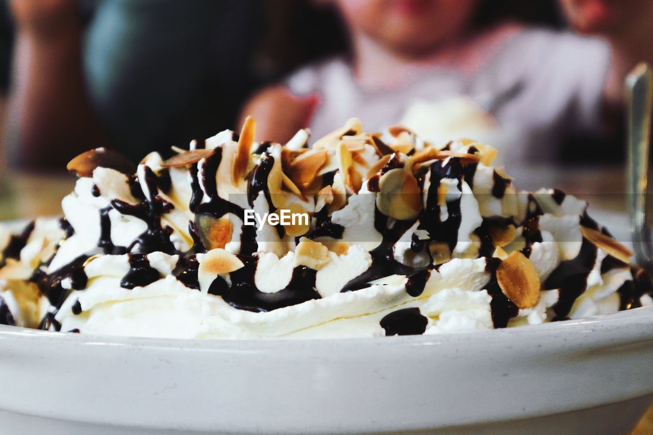 CLOSE-UP OF CAKE