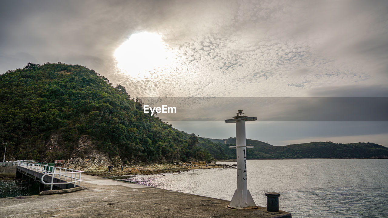 CROSS BY SEA AGAINST SKY