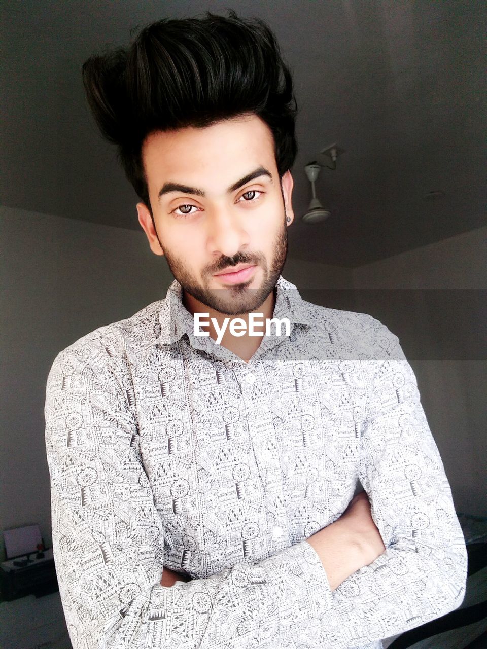 Portrait of fashionable young man