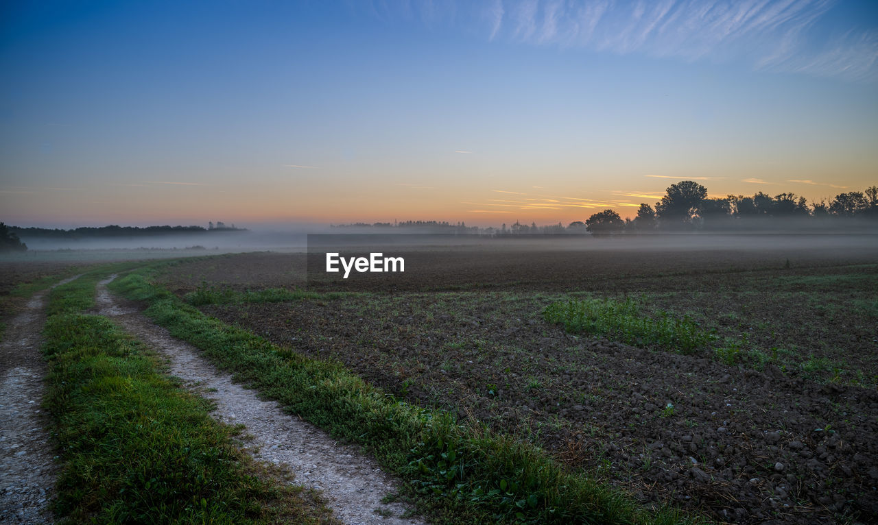 Sunrise on the farm