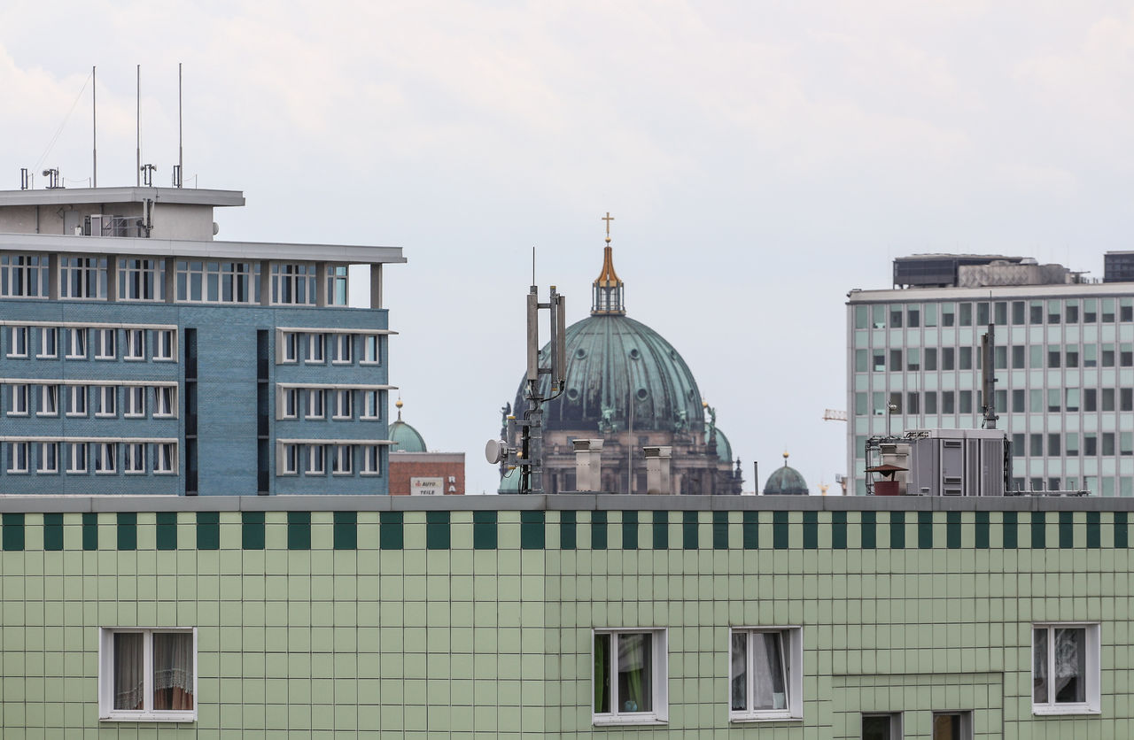 View of buildings in city