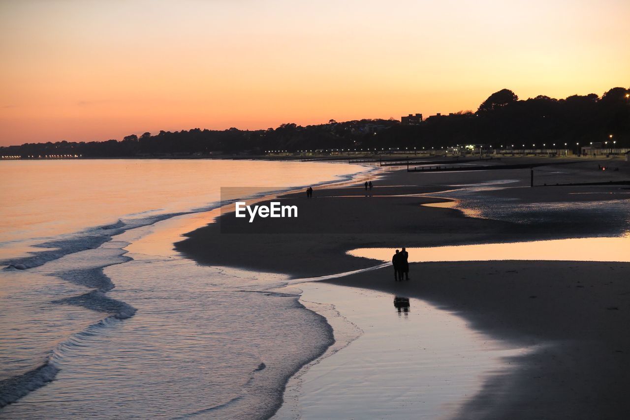 SCENIC VIEW OF SEA DURING SUNSET