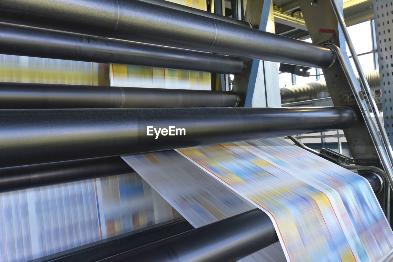 Printing machine in a printing shop