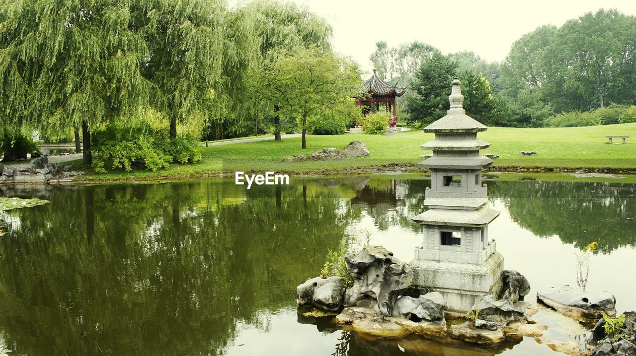 POND IN GARDEN