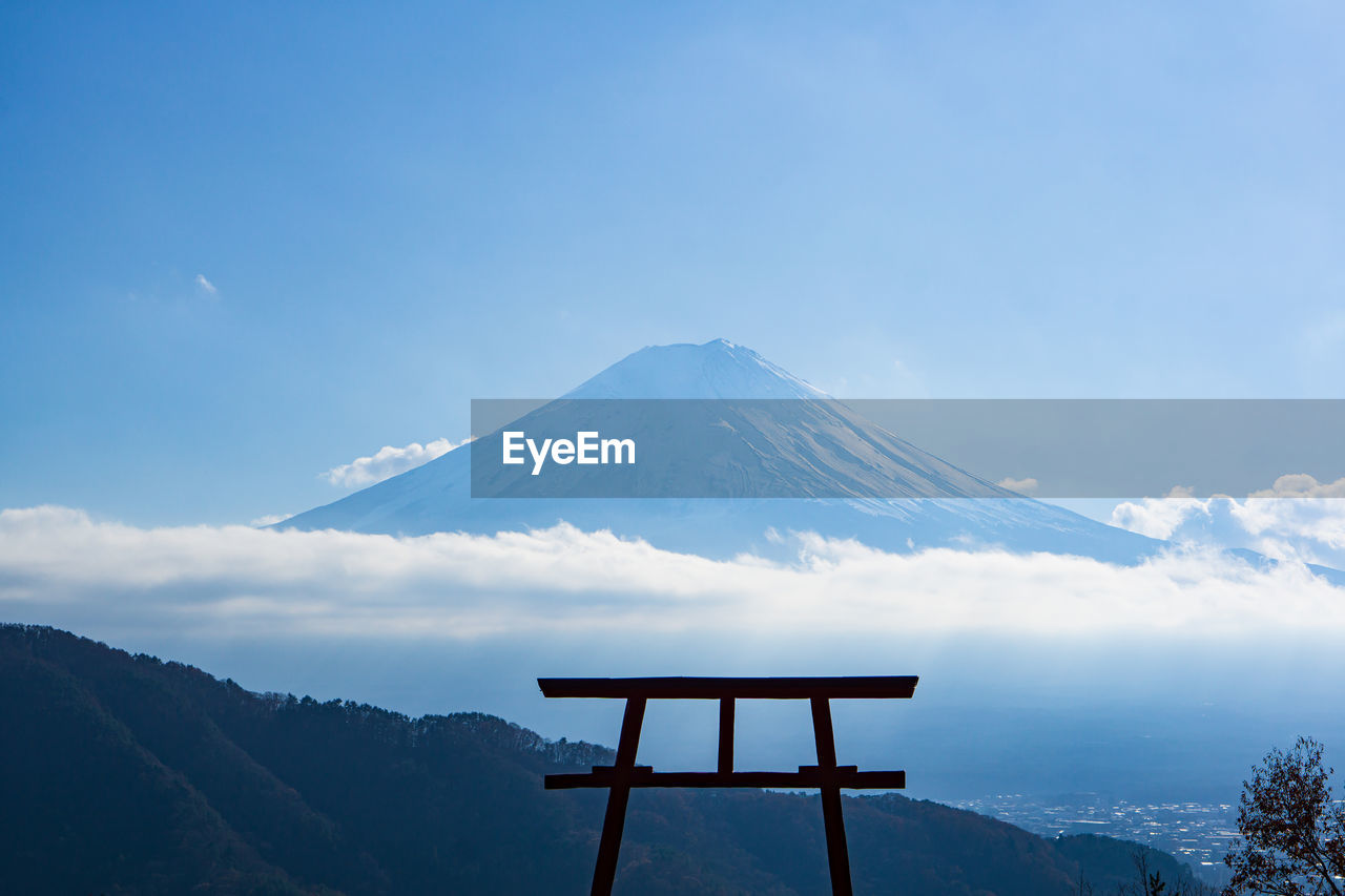 Mount fuji - fujiyama, the highest active volcano mountain in japan
